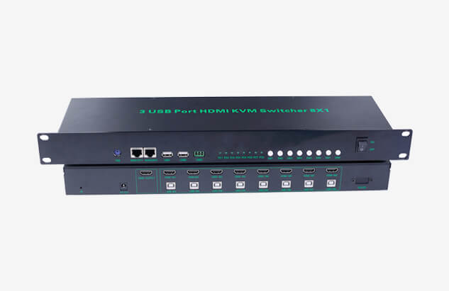 HDMI KVM 八进一出切换器