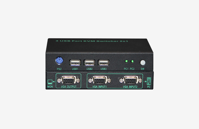 VGA  KVM切换器1X2