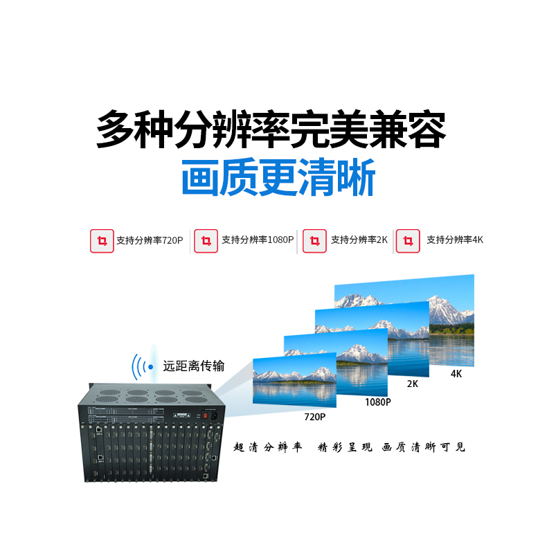 led lcd大屏拼接视频图像处置器