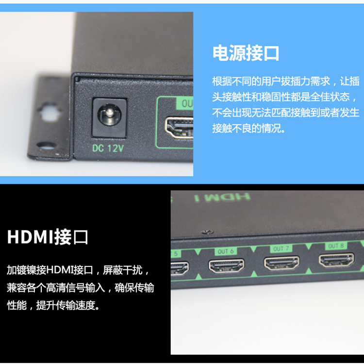 hdmi视频分配器工作道理