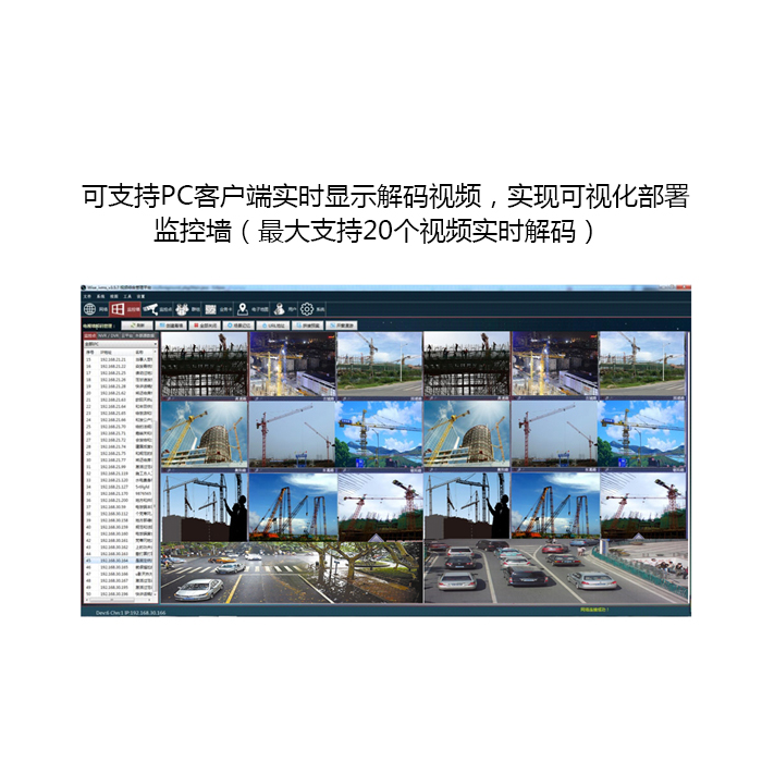 数字高清网络监控矩阵解码器综合治理平台服务器
