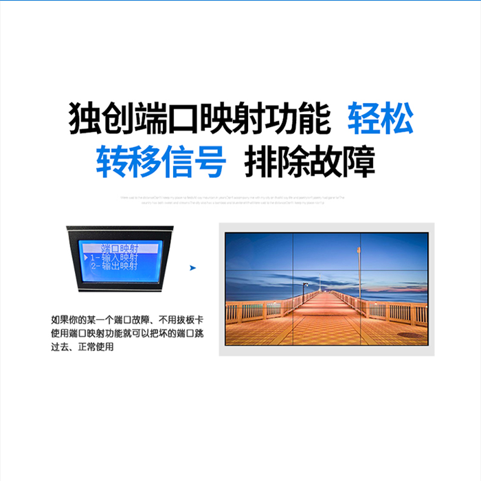 4K@60Hz拼接处置矩阵