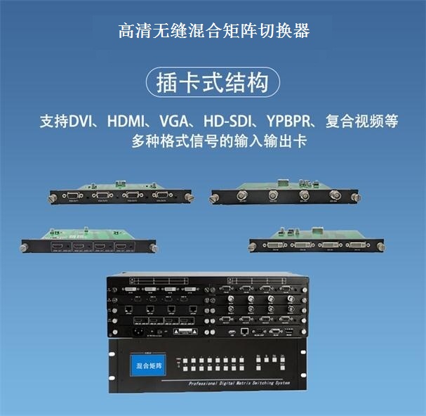高清混合矩阵切换器和拼接处置器的区别